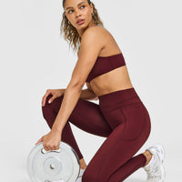 Unified High Waisted Pocket Leggings | Rosewood