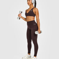 Unified High Waisted Pocket Leggings | 70% Cocoa