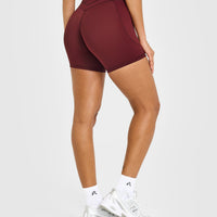 Unified High Waisted Pocket Shorts 6" | Rosewood