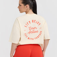 OA Graphic Washed T-Shirt | Off White