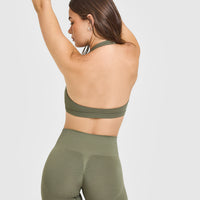 EasyLiftâ„¢ Halter Bralette | Alpine Green
