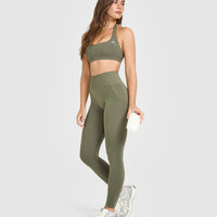EasyLiftâ„¢ Halter Bralette | Alpine Green