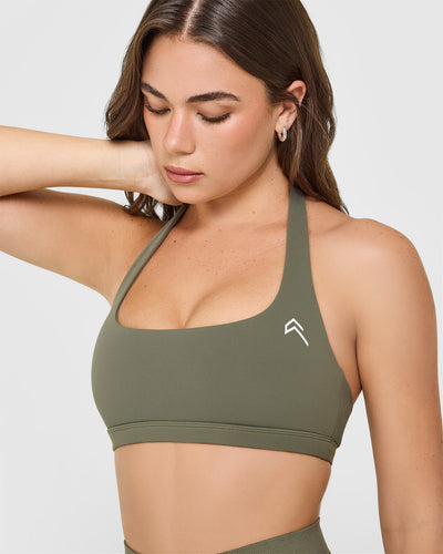 EasyLiftâ„¢ Halter Bralette | Alpine Green