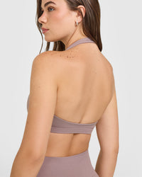 EasyLiftâ„¢ Halter Bralette | Dusty Purple