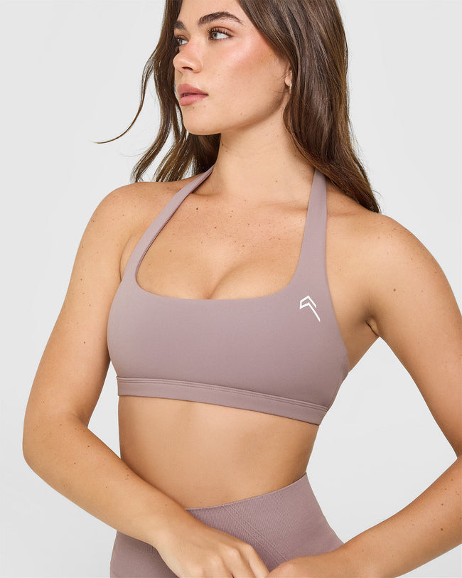 EasyLiftâ„¢ Halter Bralette | Dusty Purple