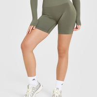 Effortless Seamless Shorts | Alpine Green