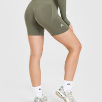 Effortless Seamless Shorts | Alpine Green