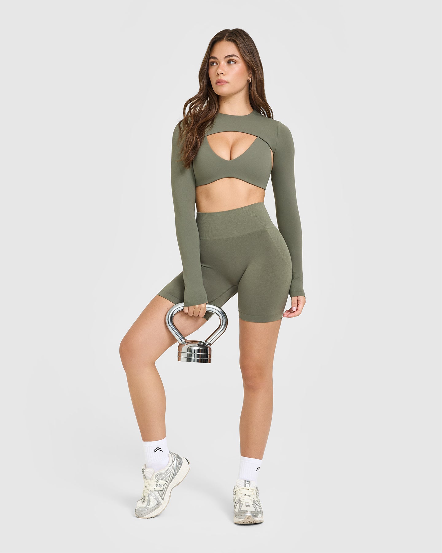 Effortless Seamless Shorts | Alpine Green