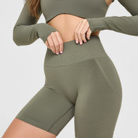 Effortless Seamless Shorts | Alpine Green