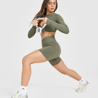 Effortless Seamless Shorts | Alpine Green