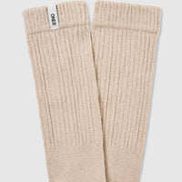 Slouchy Lounge Socks 2 Pack | Sand/ White
