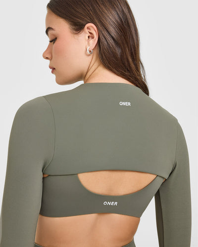 SoftMotion™ Shrug Cover | Alpine Green