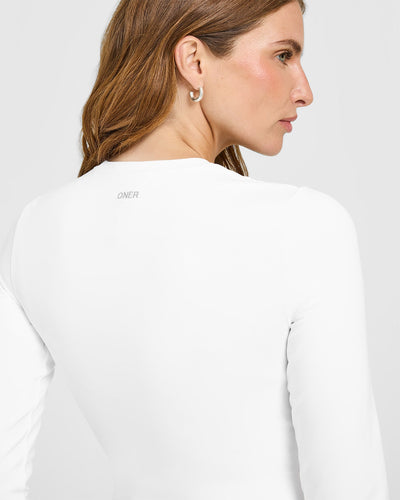 SoftMotion™ Long Sleeve Top | White