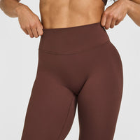 SoftMotion™ High Waisted Capri Leggings | Espresso Brown