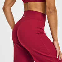 SoftMotion™ Straight Leg Bottoms | Ruby Red