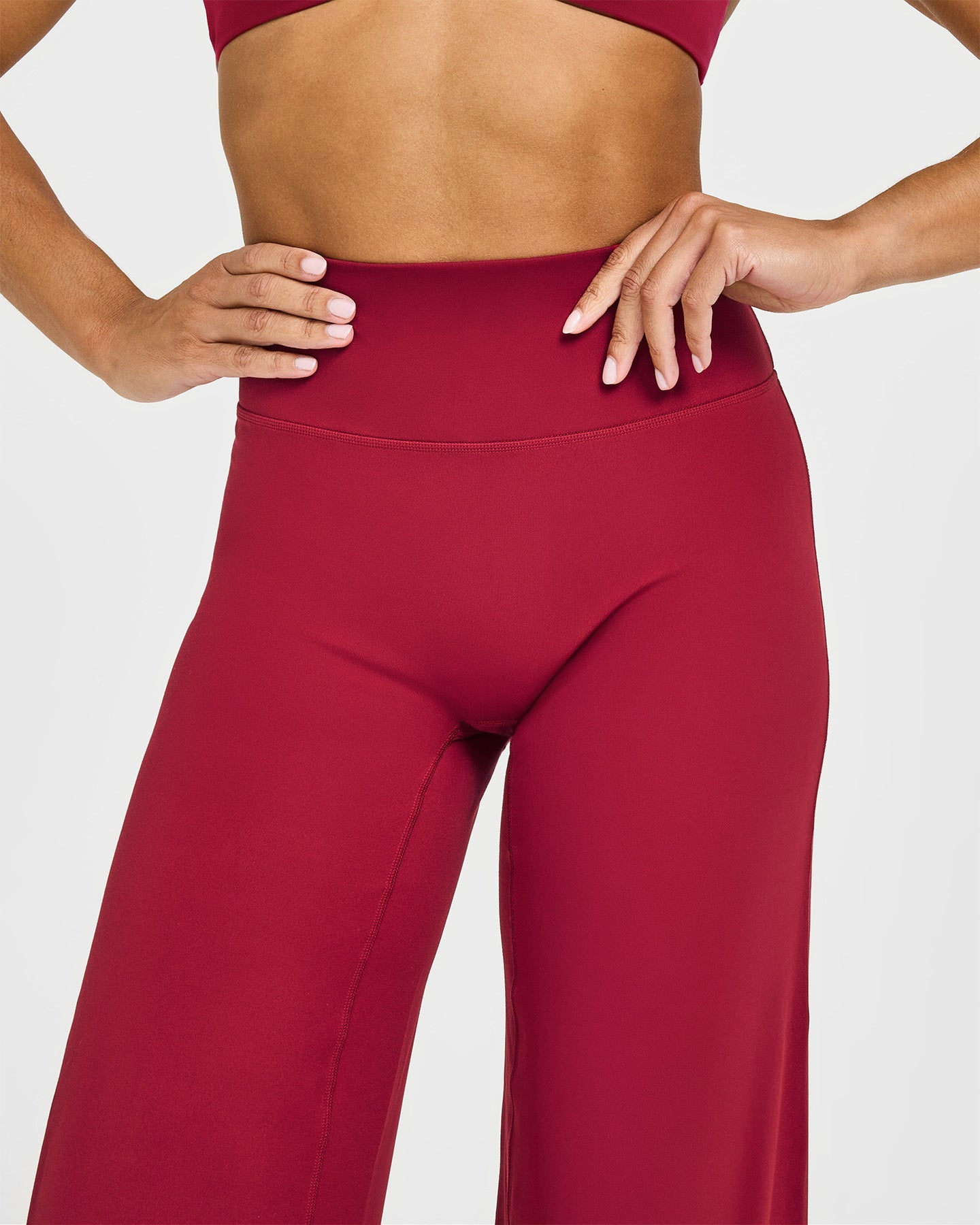 SoftMotion™ Straight Leg Bottoms | Ruby Red