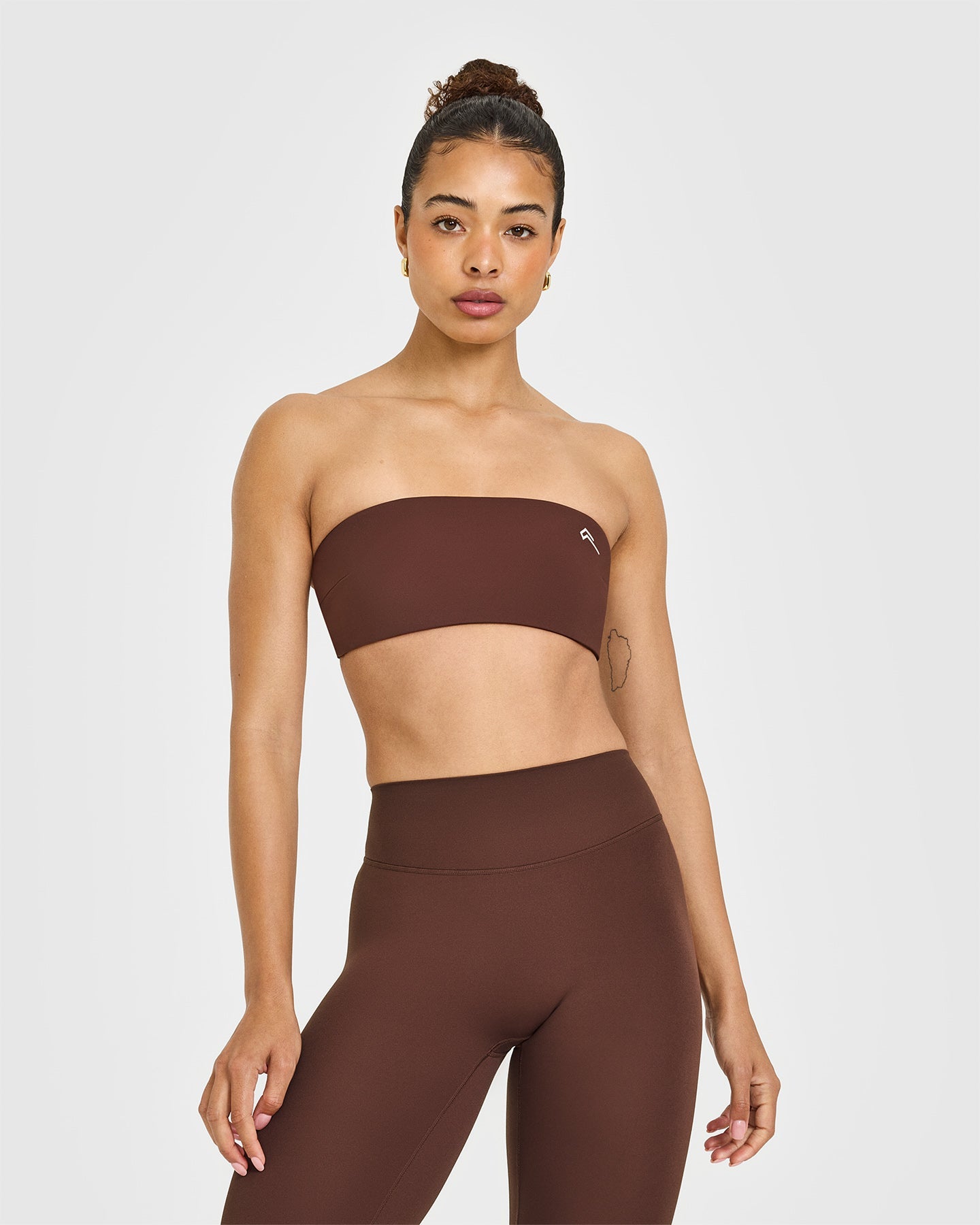 Unified Micro Bandeau Bralette | Espresso Brown
