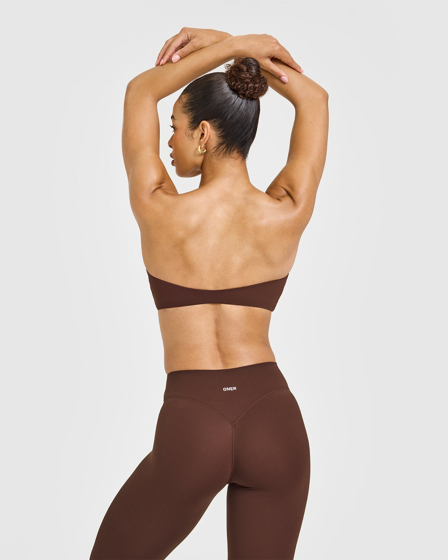 Unified Micro Bandeau Bralette | Espresso Brown