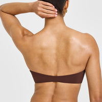 Unified Micro Bandeau Bralette | Espresso Brown