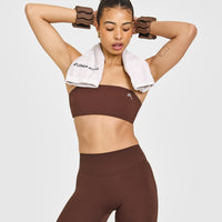 Unified Micro Bandeau Bralette | Espresso Brown