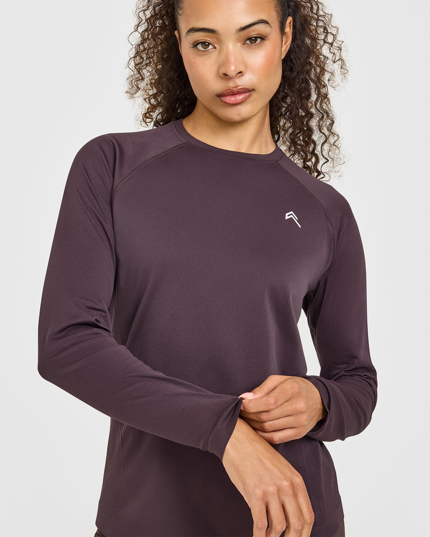 Go To Seamless Loose Long Sleeve Top | Umber Brown