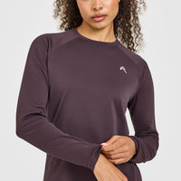 Go To Seamless Loose Long Sleeve Top | Umber Brown