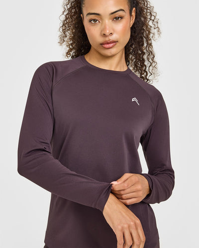 Go To Seamless Loose Long Sleeve Top | Umber Brown