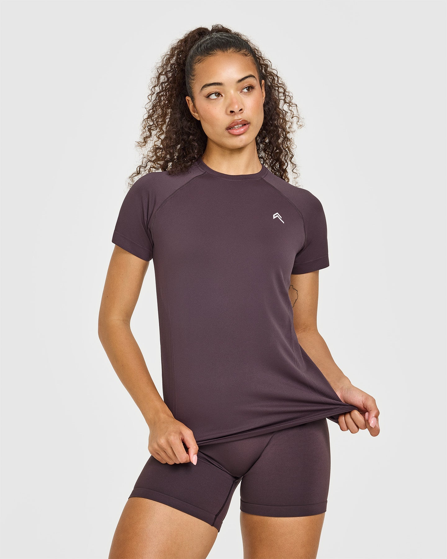 Go To Seamless Loose Top | Umber Brown