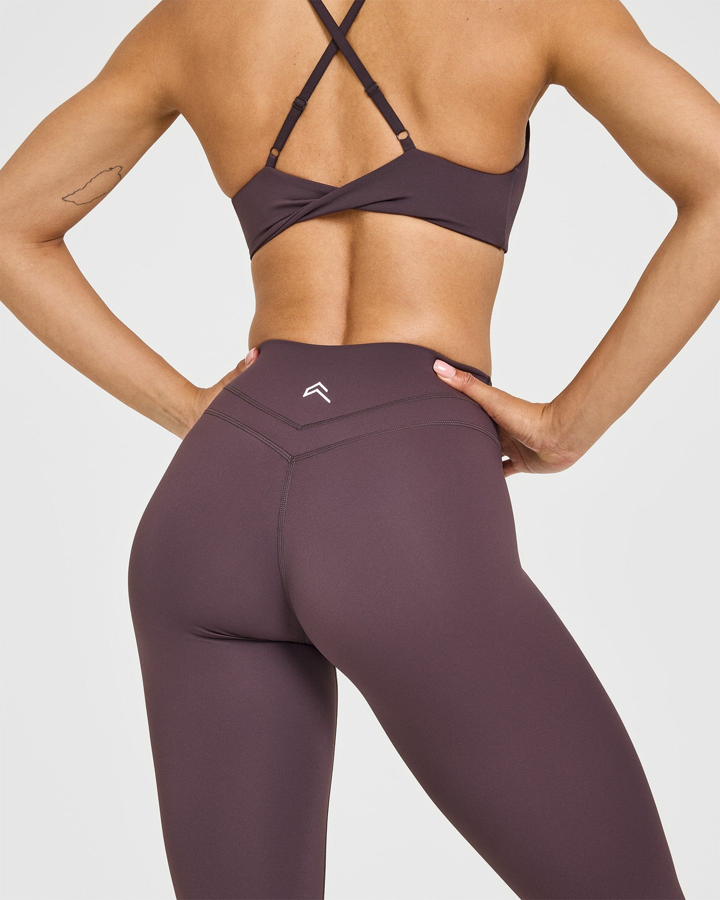 Unified High Waisted Leggings | Dark Umber Brown