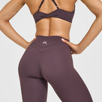 Unified High Waisted Leggings | Dark Umber Brown