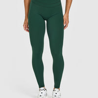 Unified High Waisted Leggings | Racing Green