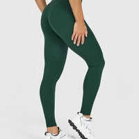 Unified High Waisted Leggings | Racing Green