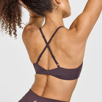 Unified Micro Bralette | Dark Umber Brown