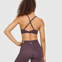 Unified Micro Bralette | Dark Umber Brown