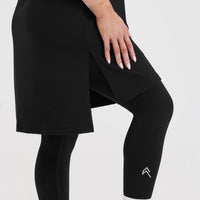 Raising The Bar Graphic Longline T-Shirt | Black