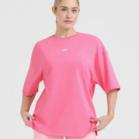 Raising The Bar Graphic Unisex T-Shirt | Peony Pink