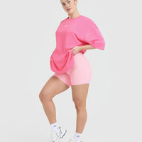 Raising The Bar Graphic Unisex T-Shirt | Peony Pink