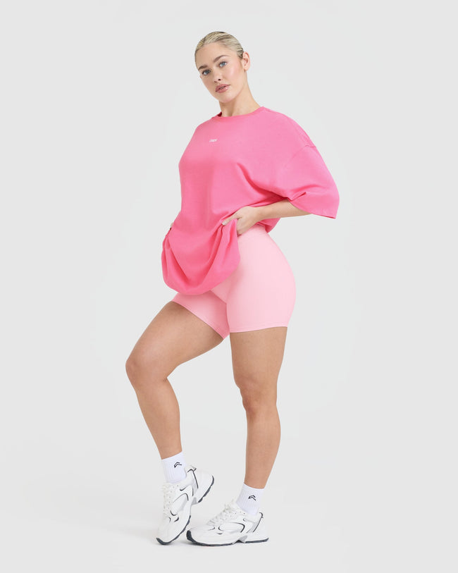 Raising The Bar Graphic Unisex T-Shirt | Peony Pink