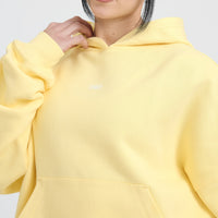 Raising the Bar Graphic Unisex Oversized Hoodie | Sherbert Yellow