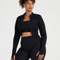 Timeless Crop Jacket | Black