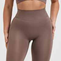 Timeless High Waisted Leggings | Cool Brown