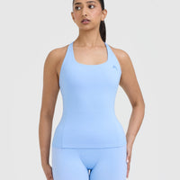 Timeless Square Neck Vest | Powdered Blue