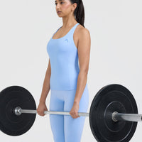 Timeless Square Neck Vest | Powdered Blue