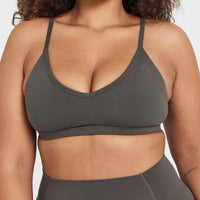 Timeless Strappy Bralette | Deep Taupe