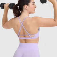 Timeless Strappy Bralette | Lavender Purple