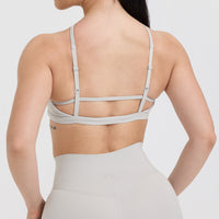Timeless Strappy Bralette | Light Grey