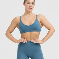 Timeless Strappy Bralette | Moonstone Blue