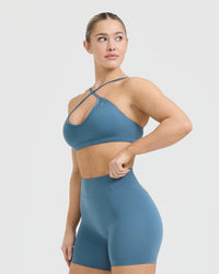Timeless Strappy Bralette | Moonstone Blue