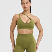 Timeless Strappy Bralette | Olive Green