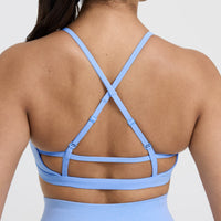Timeless Strappy Bralette | Powdered Blue